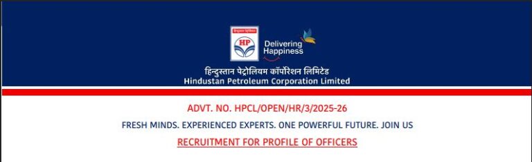 ADVT. NO. HPCL/OPEN/HR/3/2025-26
