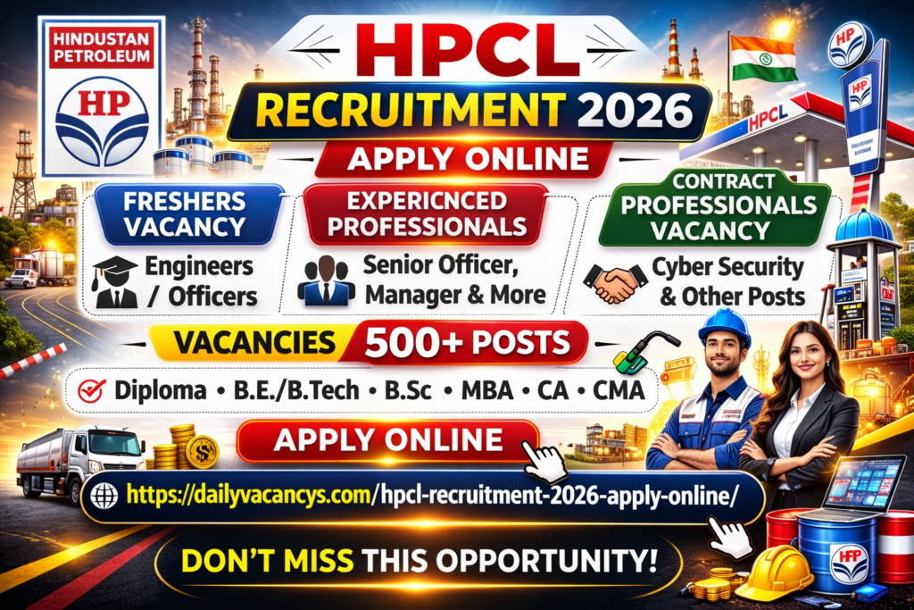 HPCL Recruitment 2026