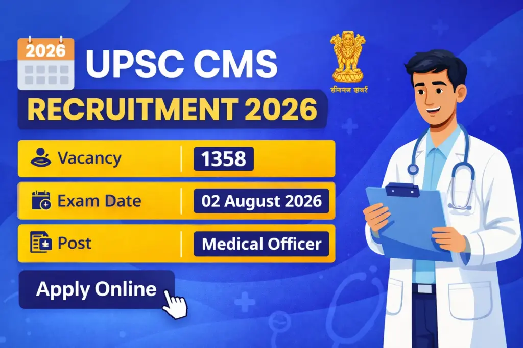 UPSC CMS Examination 2026