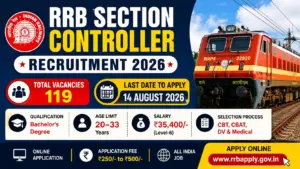 Railway Section Controller Vacancy 2026