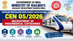 Paramedical recruitment (RRB) 2026