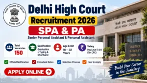 Delhi High Court 2026 SPA & PA Recruitment
