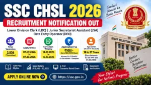 SSC CHSL RECRUITMENT 2026